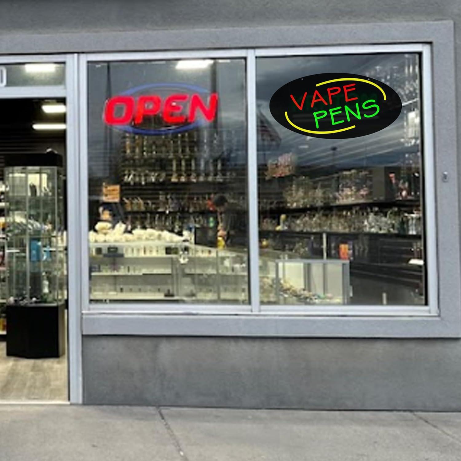 Vape Pens Neon Sign Dimmable L - Vaping Store 评论和价格