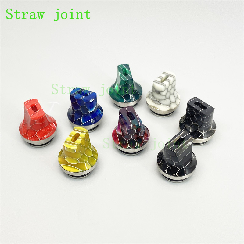 1pc 810 Flat Mouth Stainless S - Drip Tip Resin 评论和价格
