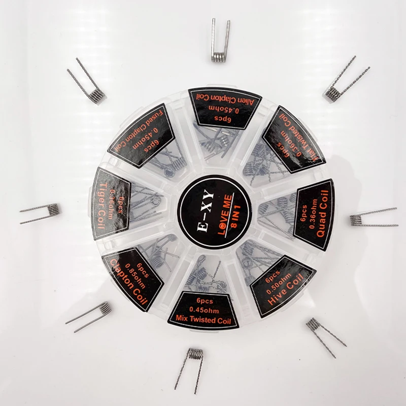 Vmiss 8 In 1 Prebuilt Coil Cla - Clapton Wire Pre Built 评论和价格