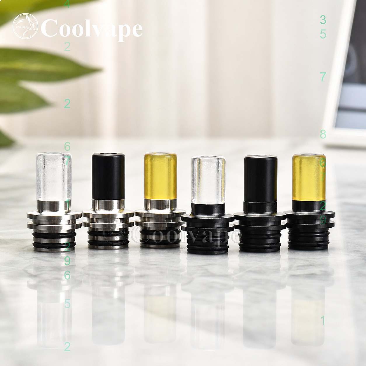 510 MTL Drip Tip Heat Resistan - Accessories For Vaping 评论和价格