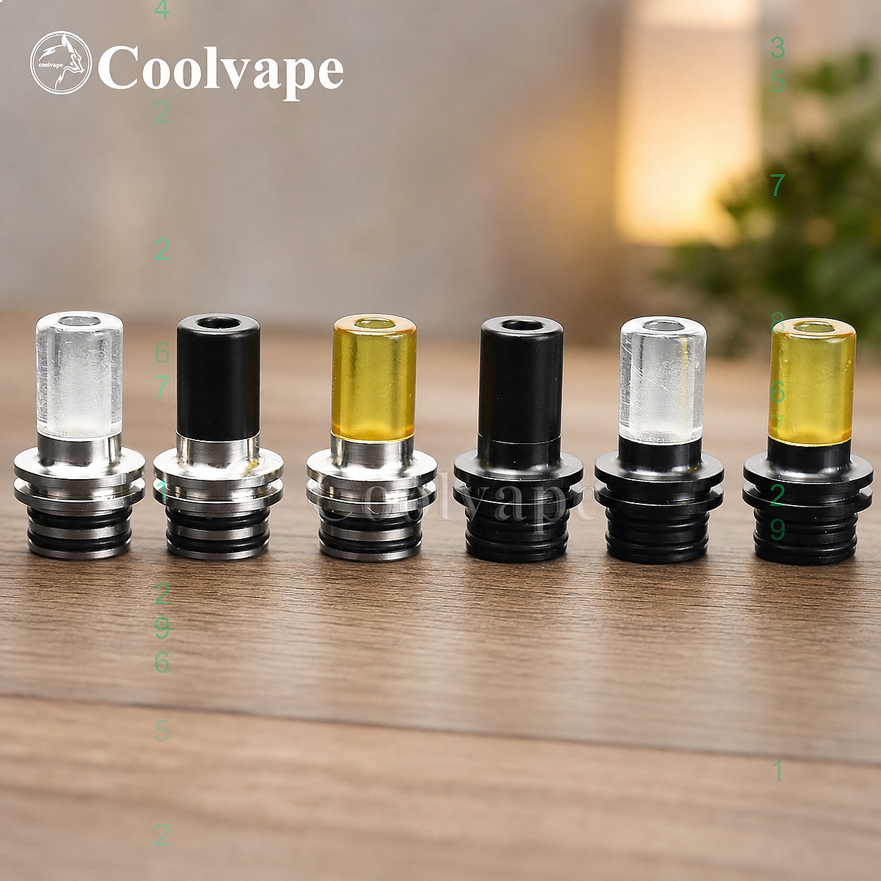 510 MTL Drip Tip Heat Resistan - Accessories For Vaping 评论和价格