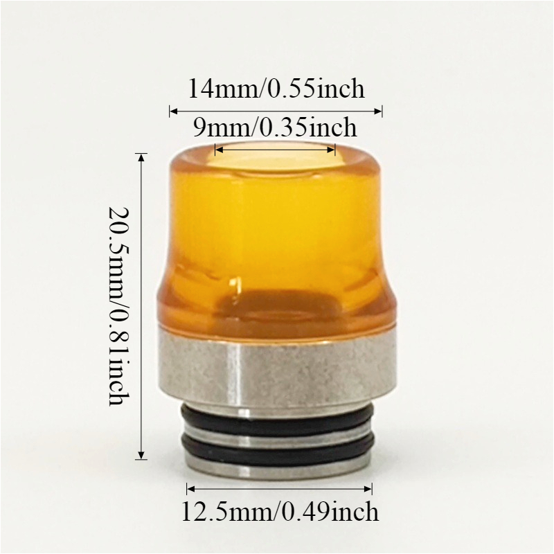 1Pc 810 Wide Bore Drip Tip wit - Drip Tip Resin 评论和价格