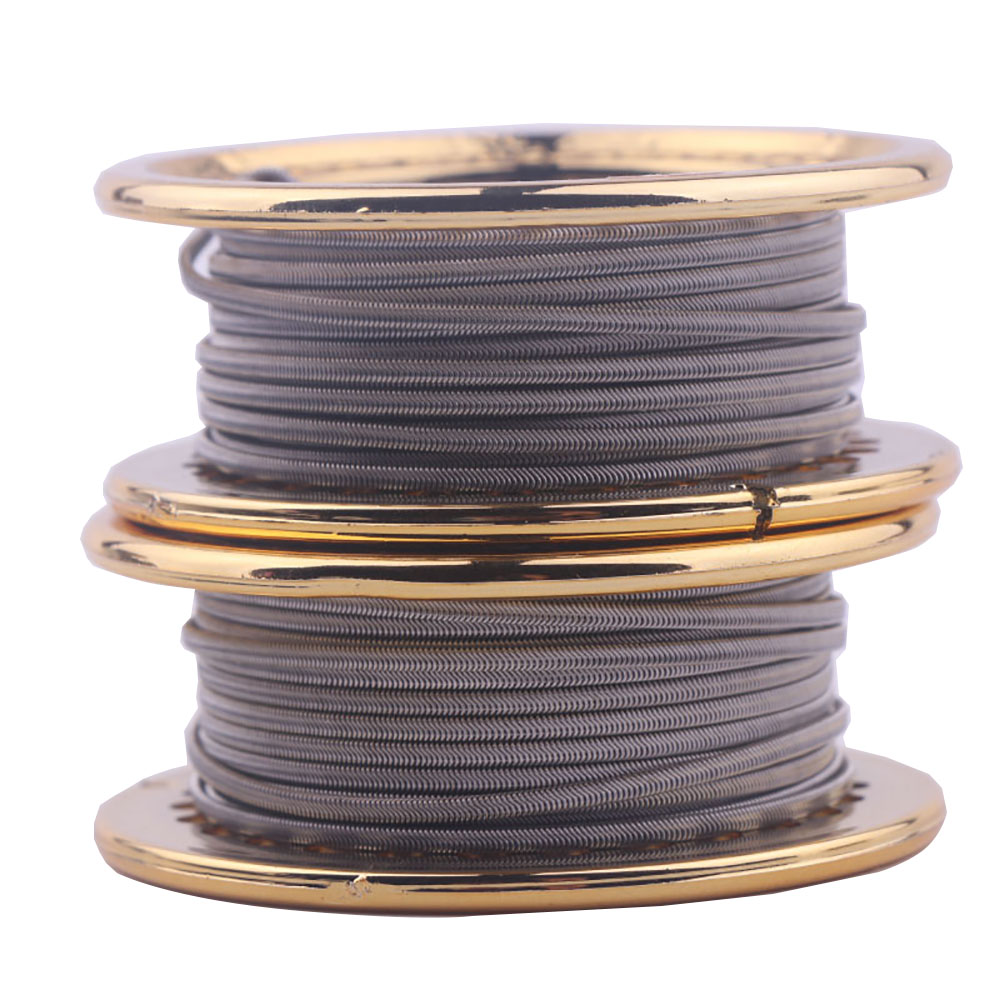 XFKM 5M/roll NI80/A1/SS316L Al - Clapton Wire Pre Built 评论和价格