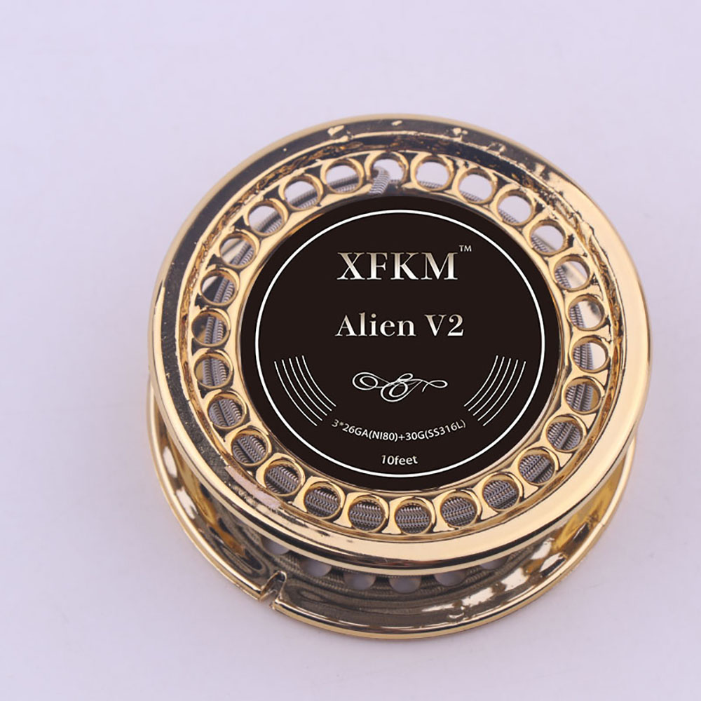 XFKM 5M/roll NI80/A1/SS316L Al - Clapton Wire Pre Built 评论和价格