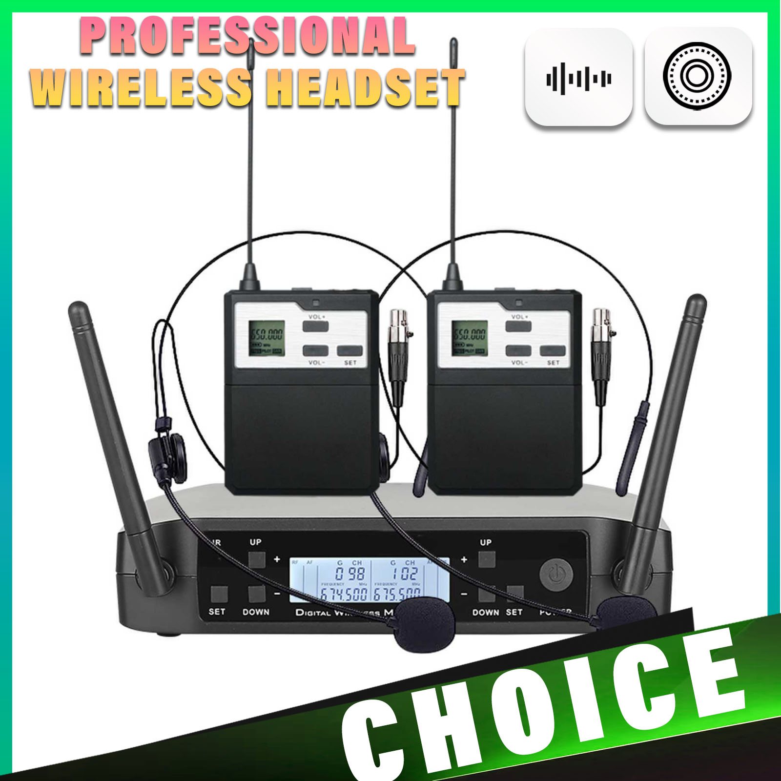 UHF Wireless Headset Microphon - Shure Mic Sm58 评论和价格