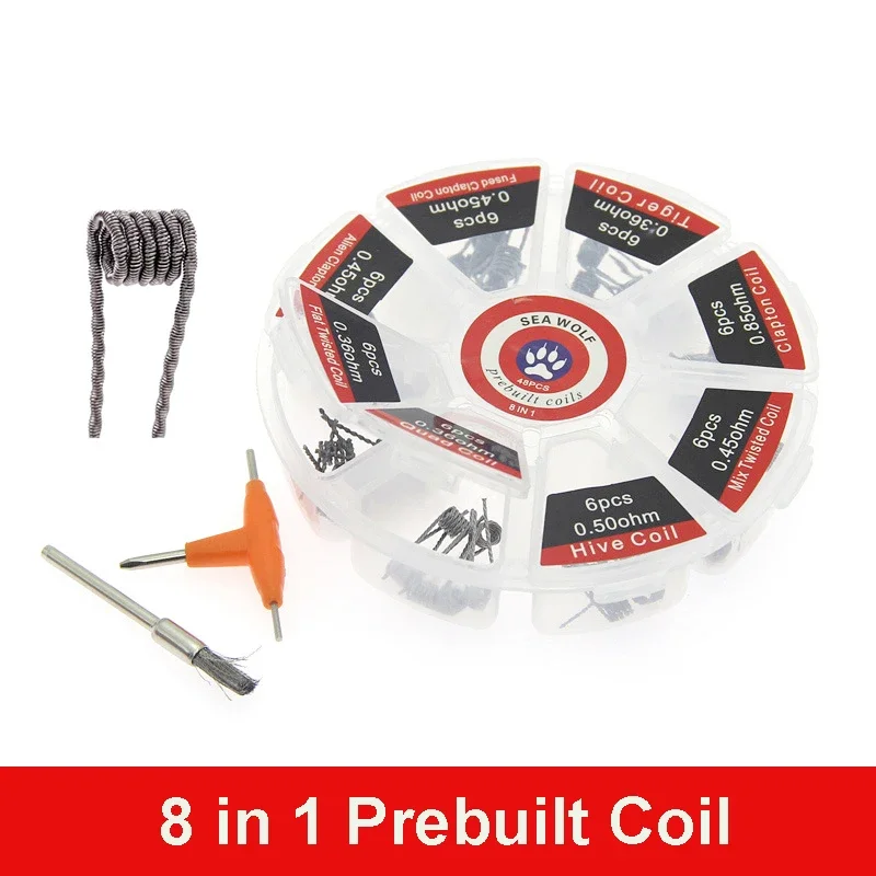 Prebuilt Coil 8 Types Alien Cl - Clapton Wire Pre Built 评论和价格