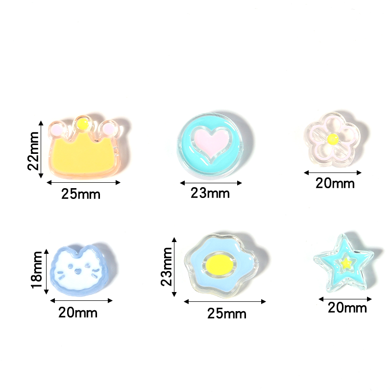 10Pcs 20mm Resin Beads Colorfu - Drip Tip Resin 评论和价格