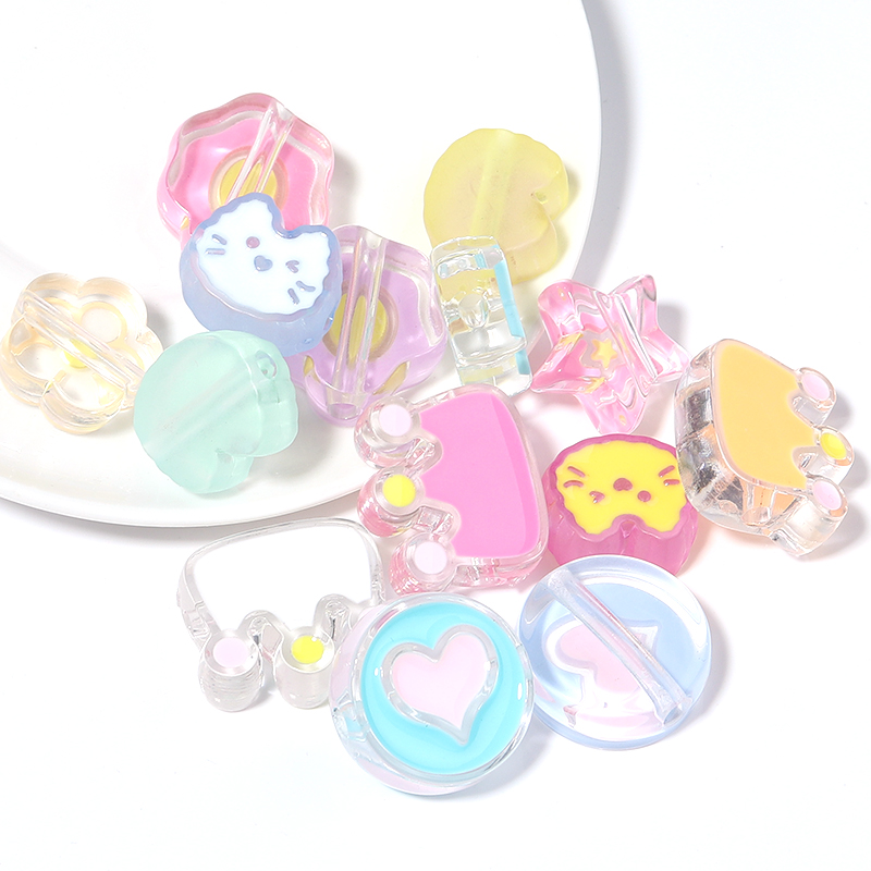 10Pcs 20mm Resin Beads Colorfu - Drip Tip Resin 评论和价格