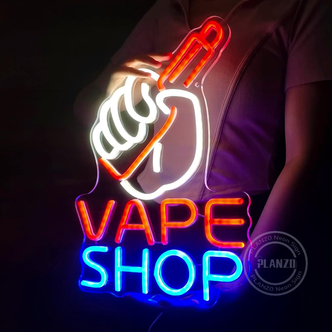 VAPE Shop Neon Sign for Smoke  - Vaping Store 评论和价格