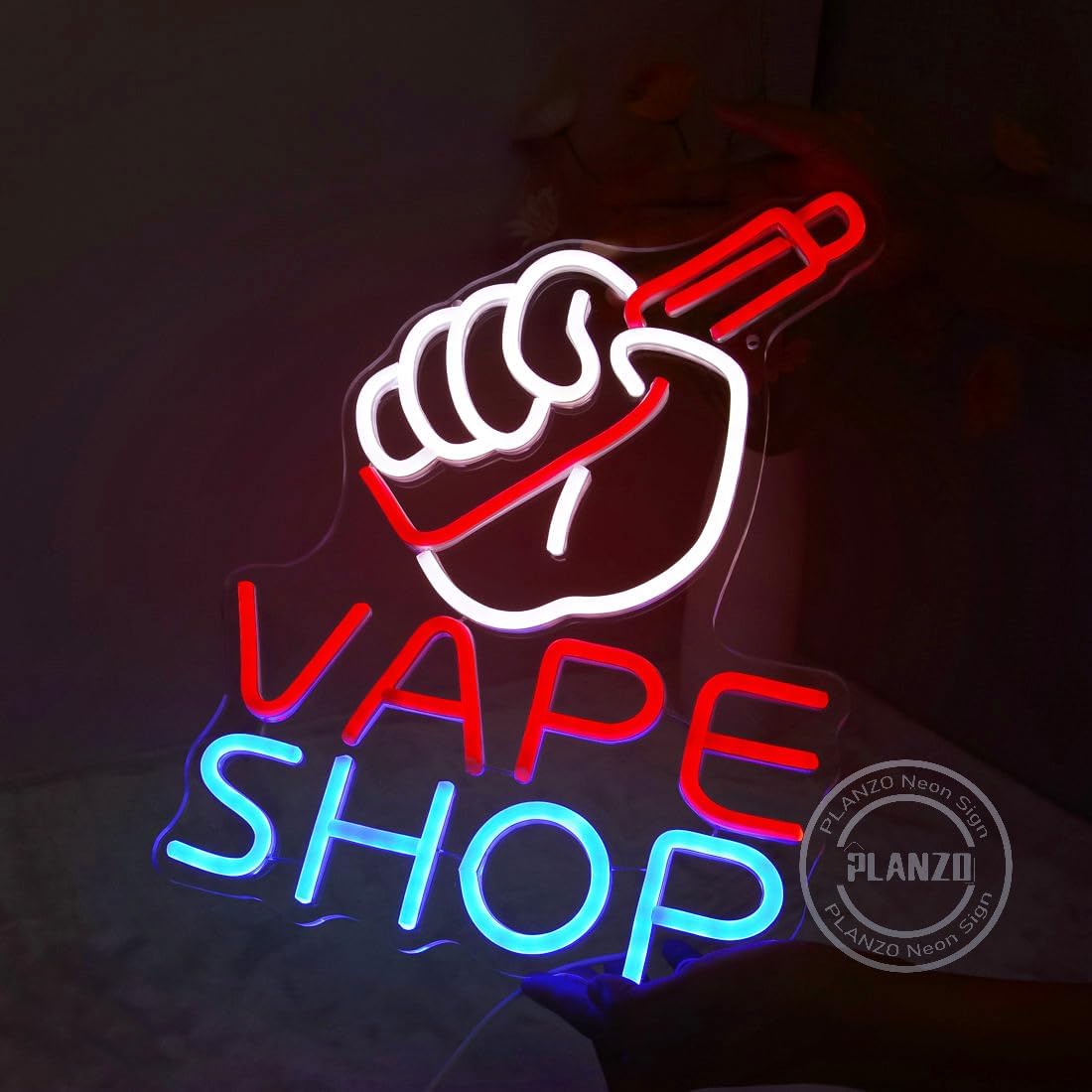 VAPE Shop Neon Sign for Smoke  - Vaping Store 评论和价格