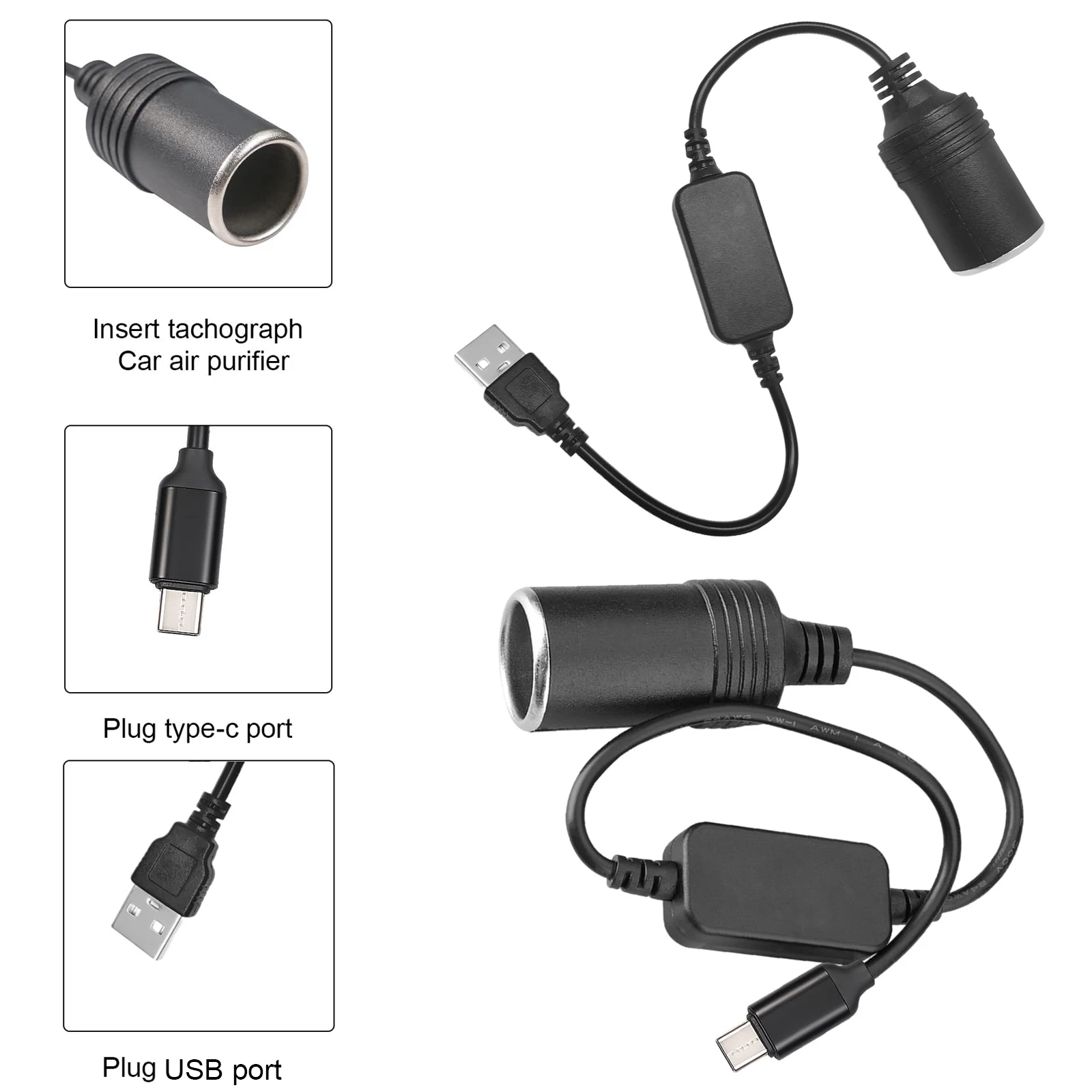 5V To 12V Cigarette Lighter So - Accessories For Vaping 评论和价格