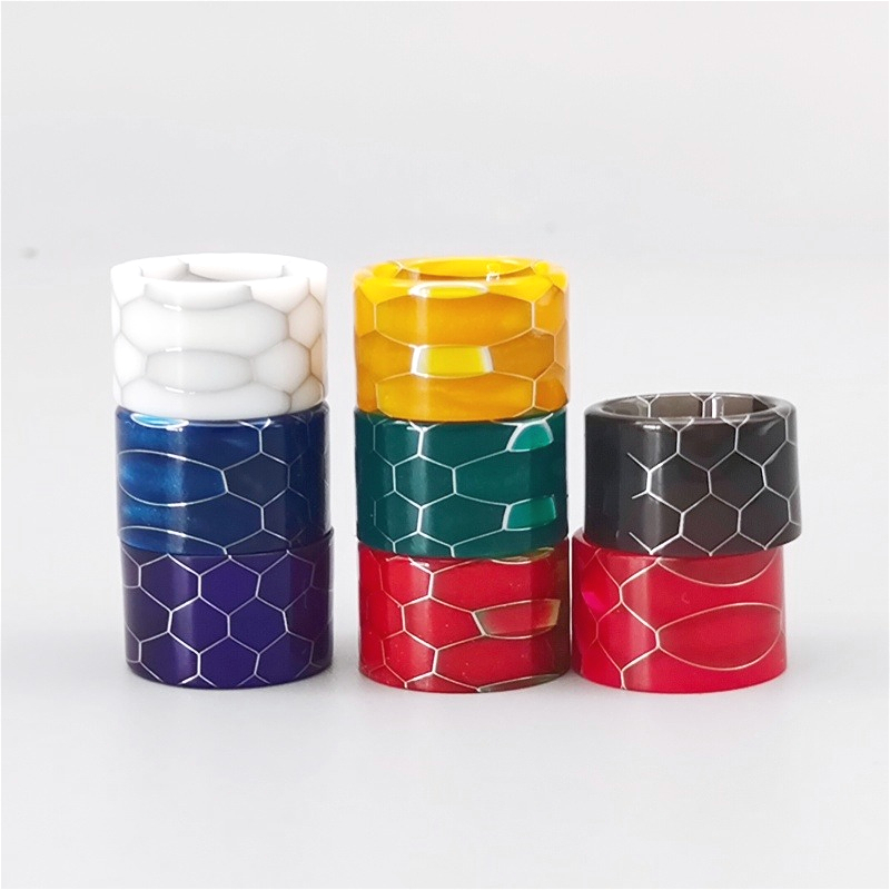 1PC Snake Skin Resin Push-in D - Drip Tip Resin 评论和价格