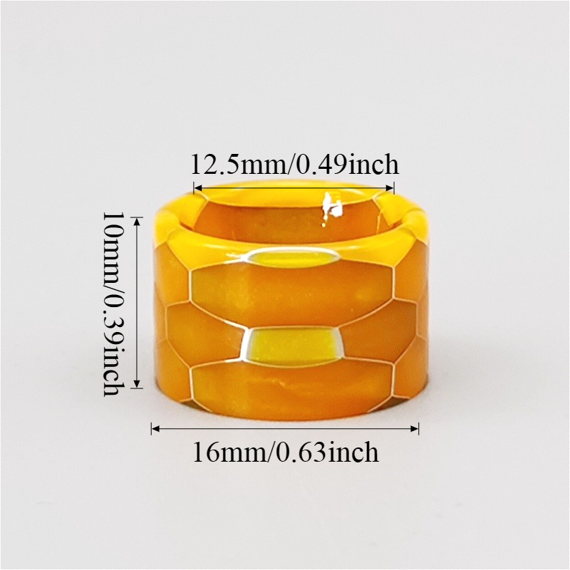 1PC Snake Skin Resin Push-in D - Drip Tip Resin 评论和价格