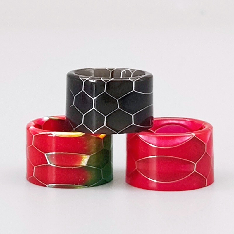 1PC Snake Skin Resin Push-in D - Drip Tip Resin 评论和价格