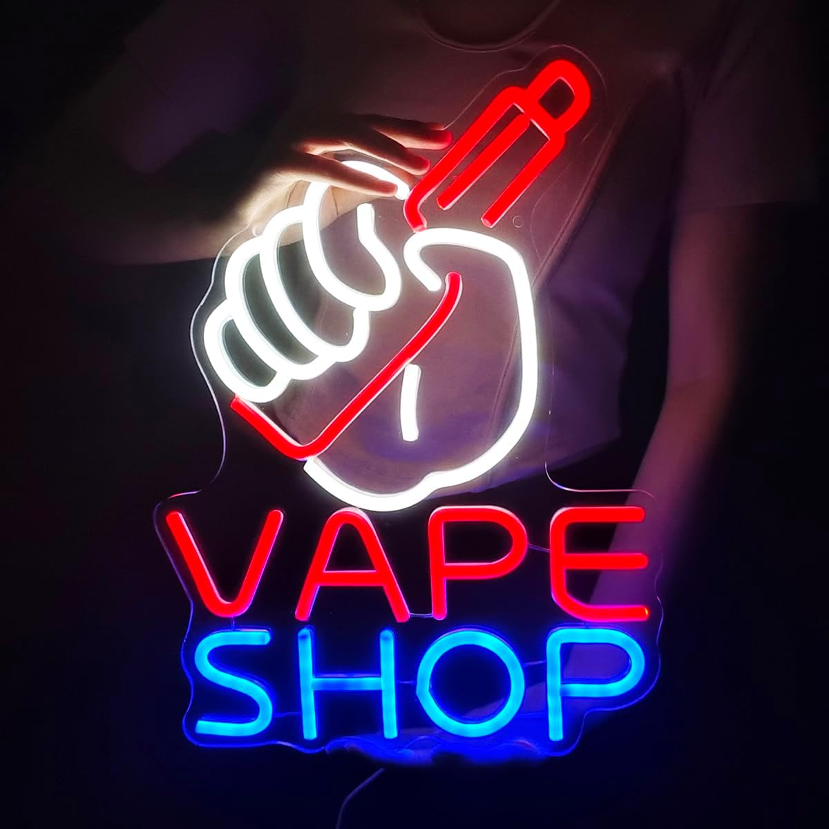 VAPE Shop Neon Sign for Smoke  - Vaping Store 评论和价格