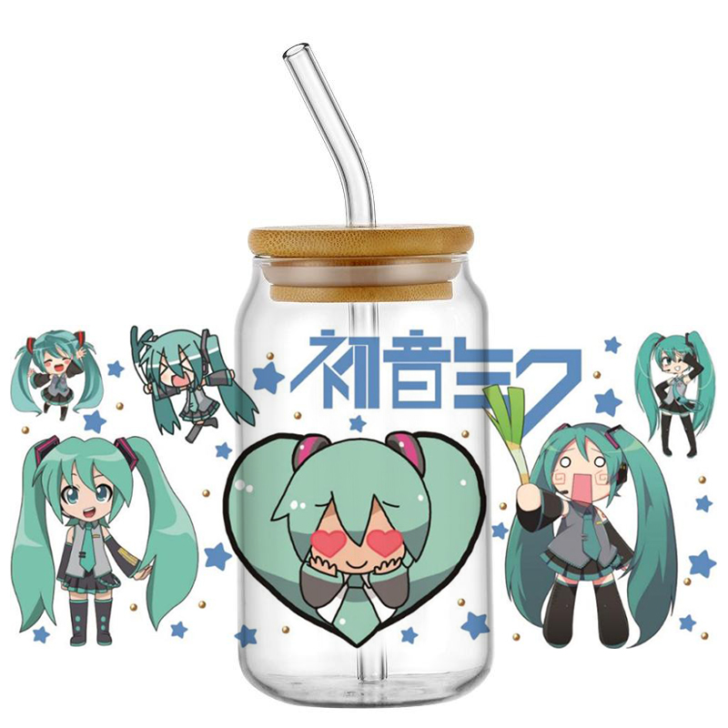 Hatsune Miku UV DTF Cup Wrap 1 - Rdta Tank Glass 评论和价格