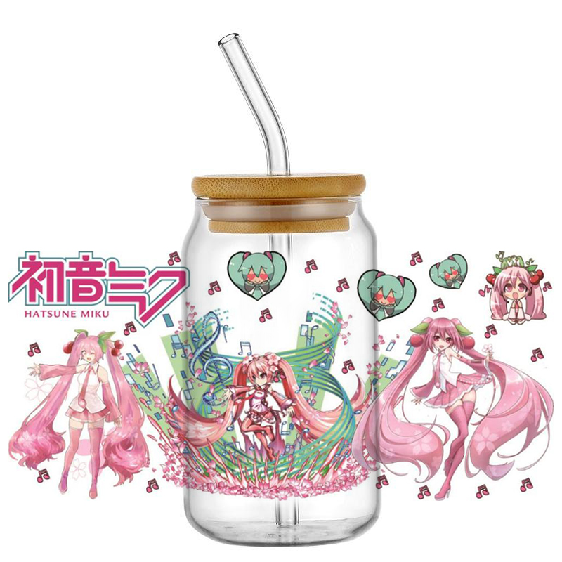 Hatsune Miku UV DTF Cup Wrap 1 - Rdta Tank Glass 评论和价格