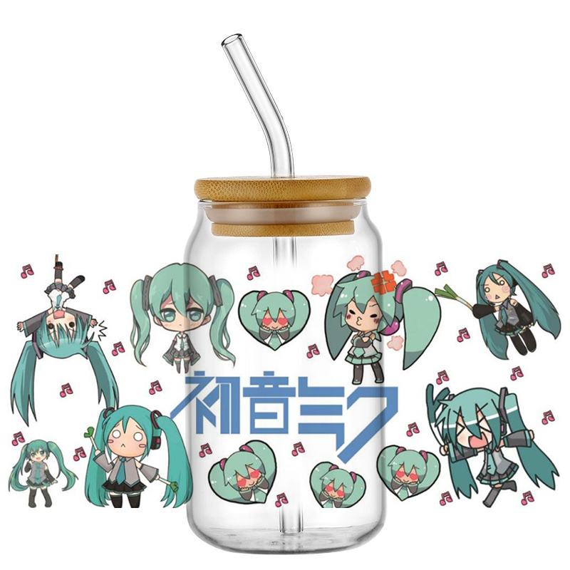 Hatsune Miku UV DTF Cup Wrap 1 - Rdta Tank Glass 评论和价格