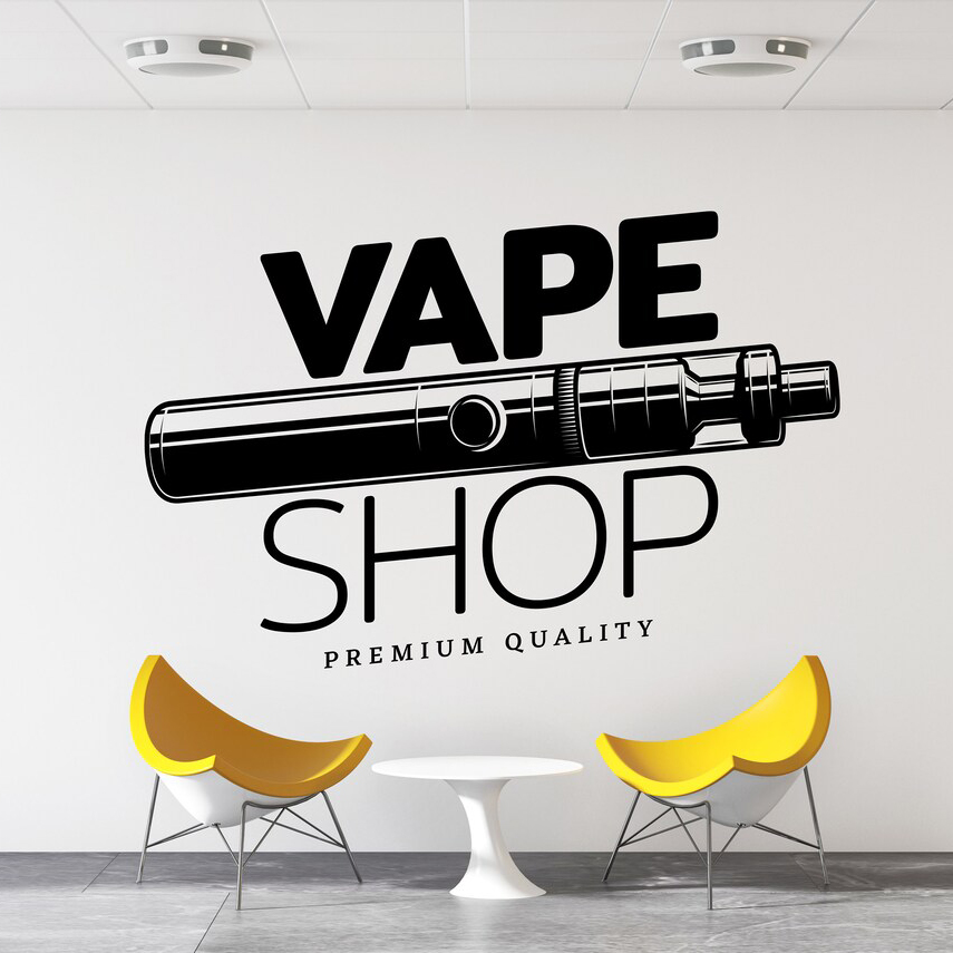 Vape Shop Wall Decal Window St - Vaping Store 评论和价格