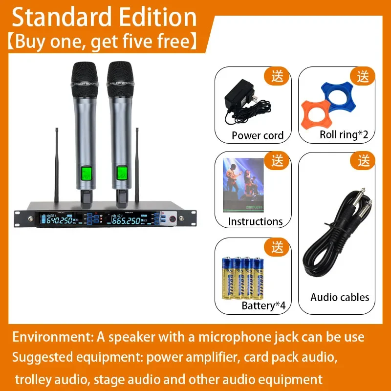 Wireless microphone system, 2- - Shure Mic Sm58 评论和价格