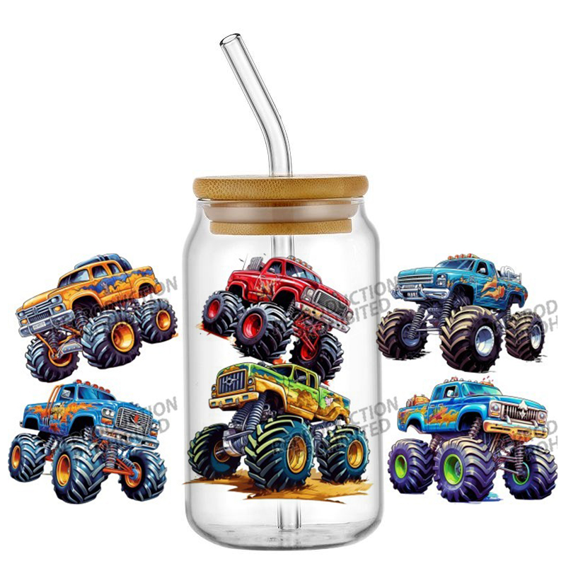 Monster Truck design UV DTF Wr - Rdta Tank Glass 评论和价格