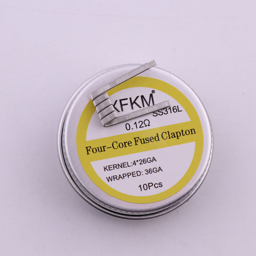 10pcs/box 3mm Spiral ID PreBui - Clapton Wire Pre Built 评论和价格