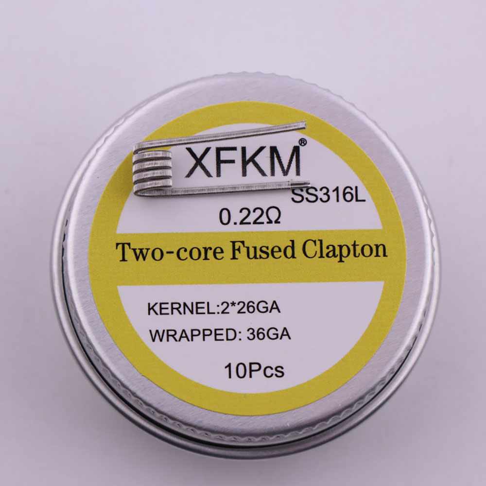 10pcs/box 3mm Spiral ID PreBui - Clapton Wire Pre Built 评论和价格