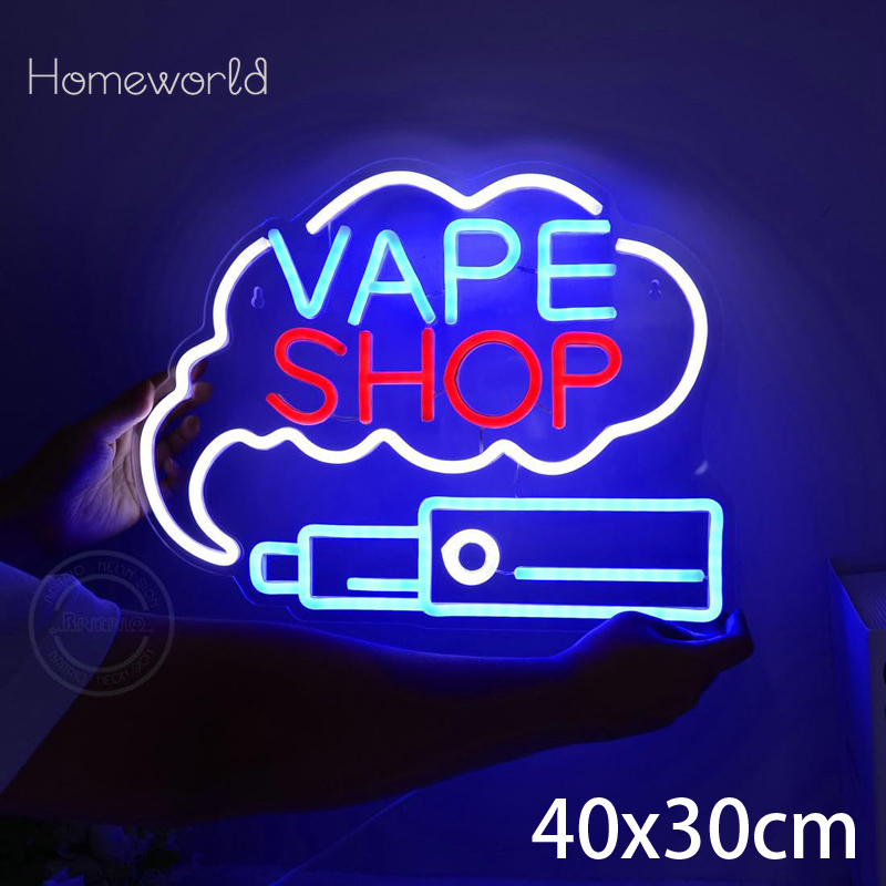 VAPE Shop Neon Sign for Smoke  - Vaping Store 评论和价格