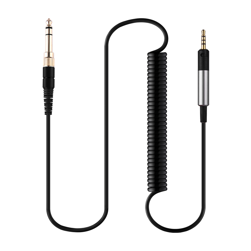 300cm Coiled Spring Audio Cabl - Sennheiser Headphone Hd 560S 评论和价格