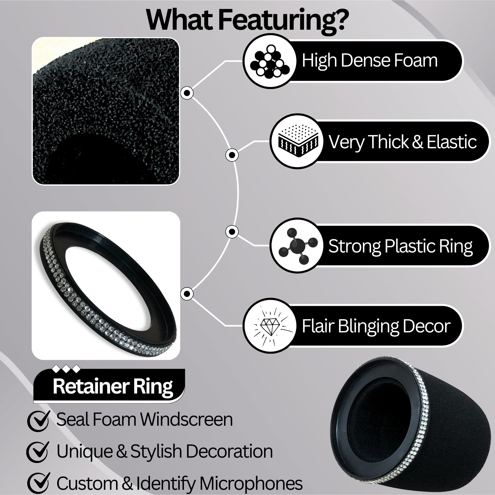 Shining MV7 Pop Filter for Shu - Shure Mic Mv7 评论和价格