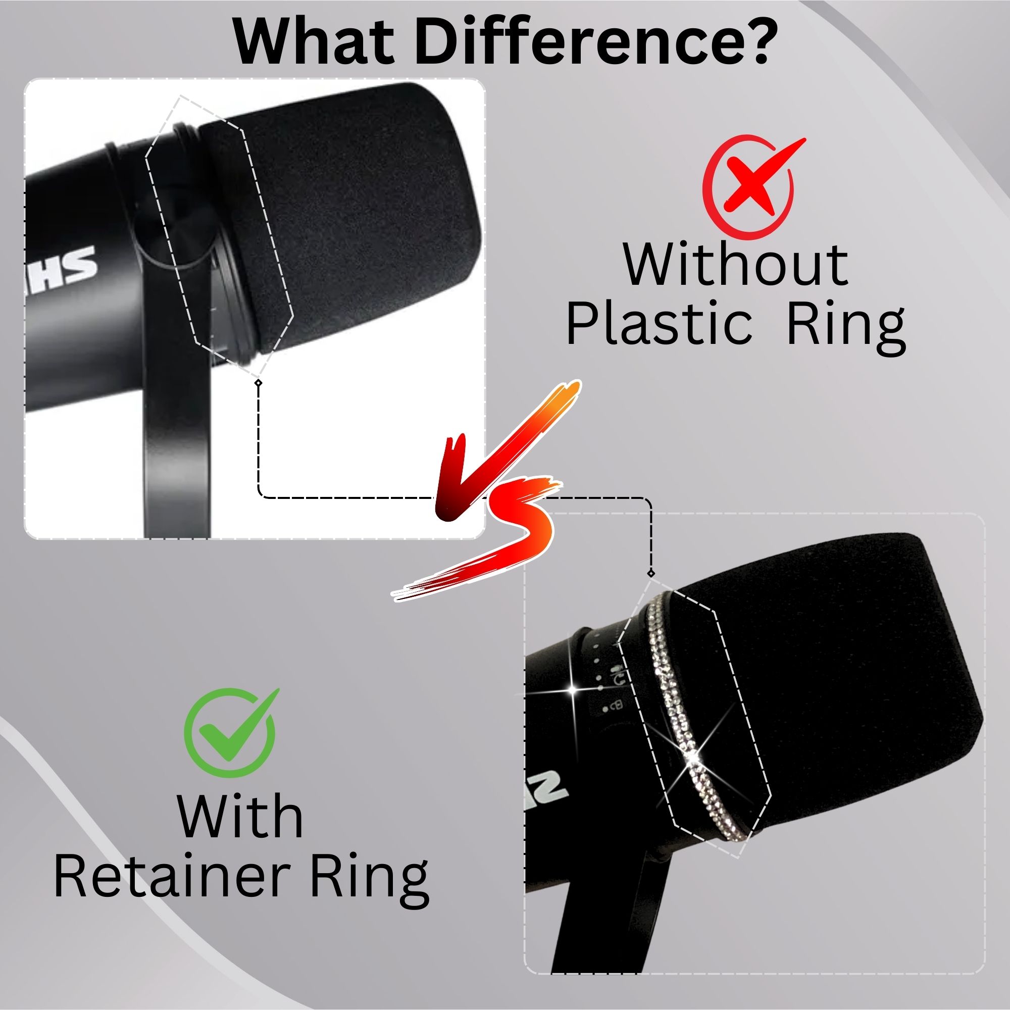 Shining MV7 Pop Filter for Shu - Shure Mic Mv7 评论和价格